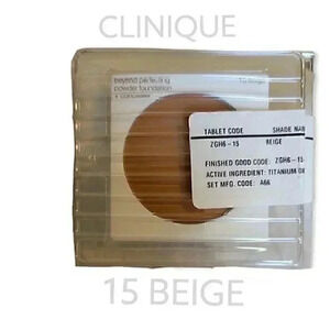 Clinique beyond perfecting powder foundation+ concealer 15 BEIGE NEW REFILL